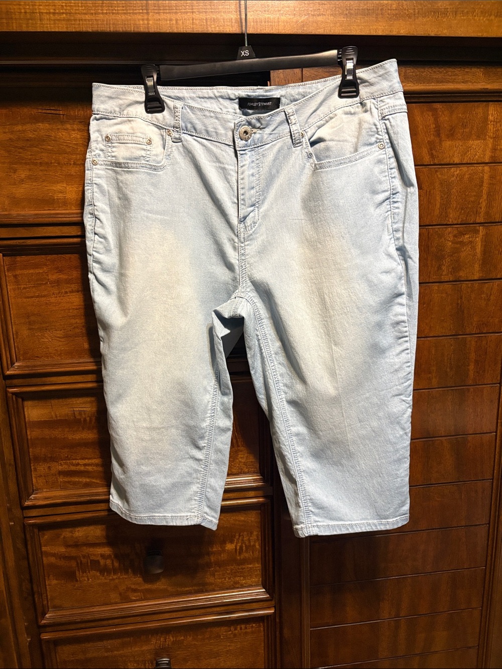 Ashley Stewart Light Blue Denim Shorts